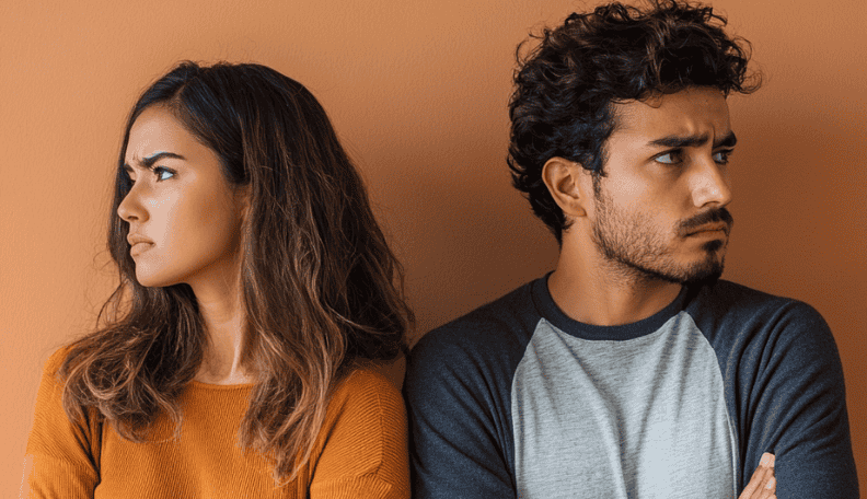 non-confrontational partner