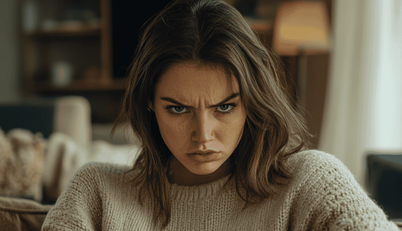 girlfriend throws tantrums